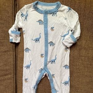 Kyte baby dinosaur snap romper